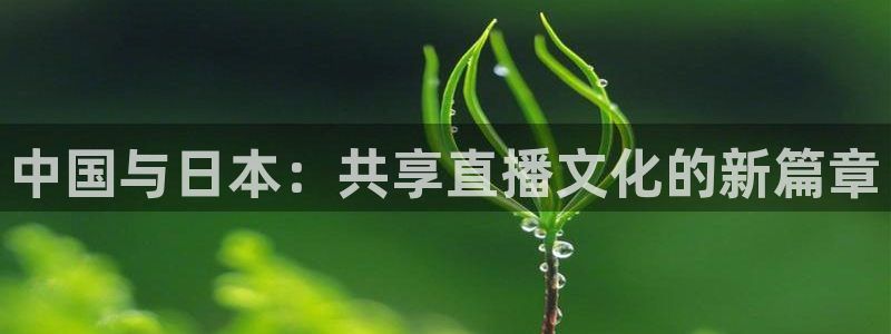 龙门nba直播：中国与日本：共享直播文化的新篇章