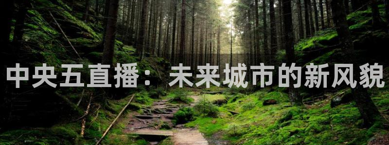 中超龙门直播：中央五直播：未来城市的新风貌